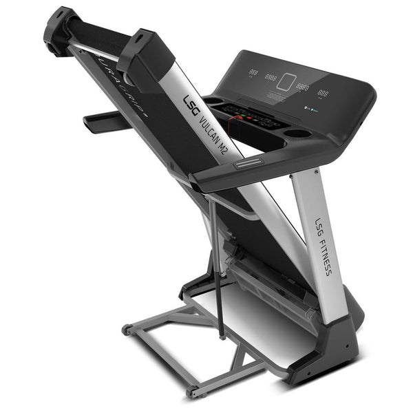 LSG Vulcan M2 treadmill with digital display and durable design for home workouts