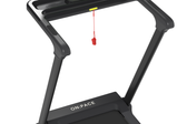 The speed and incline controls on the KAZE 5 handrail