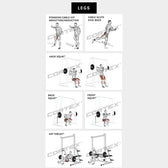 CORTEX SM-25 6-In-1 Power Rack with Smith & Cable Machine Ultimate Package (Set F) with Olympic Bumper Plate + Barbell Set