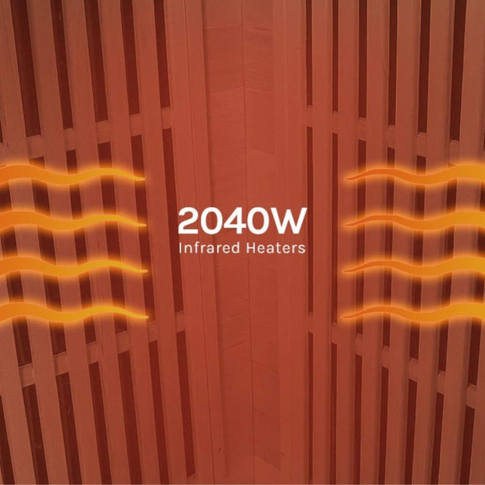 ReGen8 Duo Corner - 2 Person 2200W Infrared Sauna