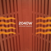 ReGen8 Duo Corner - 2 Person 2200W Infrared Sauna