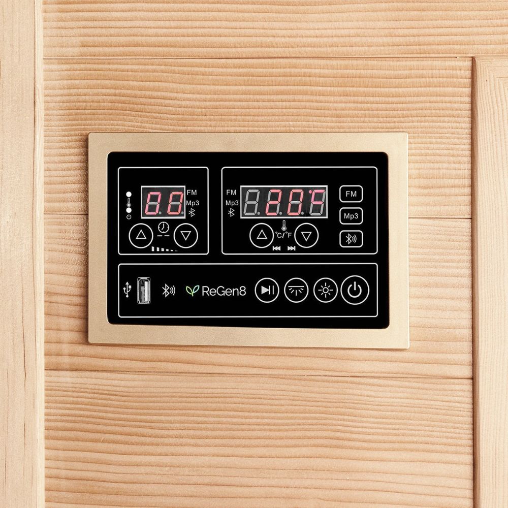 ReGen8 Duo Corner - 2 Person 2200W Infrared Sauna