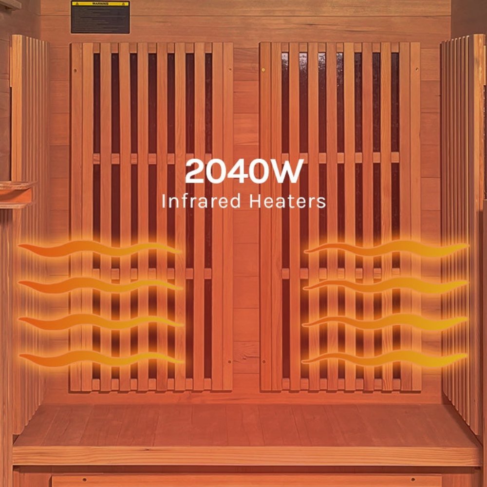 ReGen8 Duo Indoor - 2 Person Infrared Sauna (Natural)