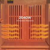 ReGen8 Duo Indoor - 2 Person Infrared Sauna (Natural)