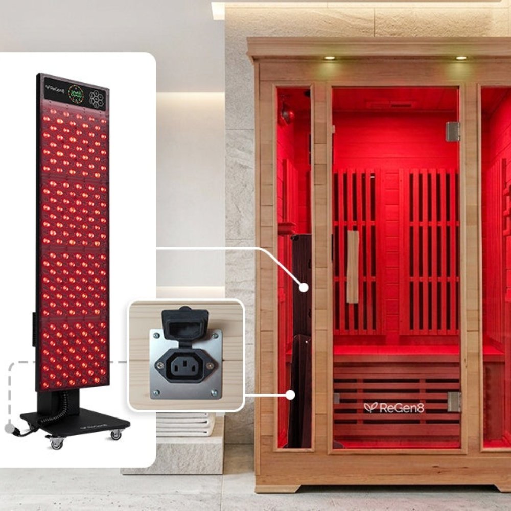 ReGen8 Duo Indoor - 2 Person Infrared Sauna (Natural)
