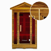 ReGen8 Duo Outdoor - 2 Person Infrared Sauna (Natural)
