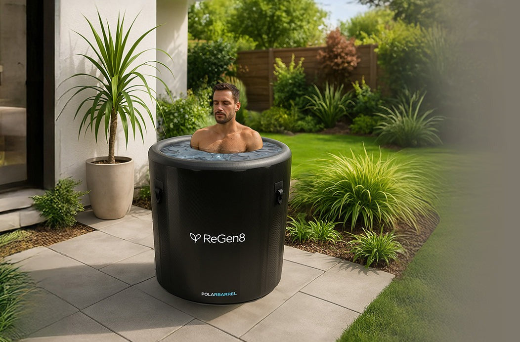 Regen8 PolarBarrel 340L Cold Plunge Ice Bath with T1 Chiller Unit (280W, 3°C)