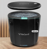 Regen8 PolarBarrel 340L Cold Plunge Ice Bath with T2 Ultra-Fast Chiller Unit (510W, 2°C)