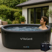 Regen8 PolarTub 505L Cold Plunge Ice Bath with T2 Ultra-Fast Chiller Unit (510W, 2°C)