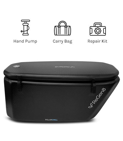 Regen8 PolarChill 470L Cold Plunge Ice Bath with T2 Ultra-Fast Chiller Unit (510W, 2°C)