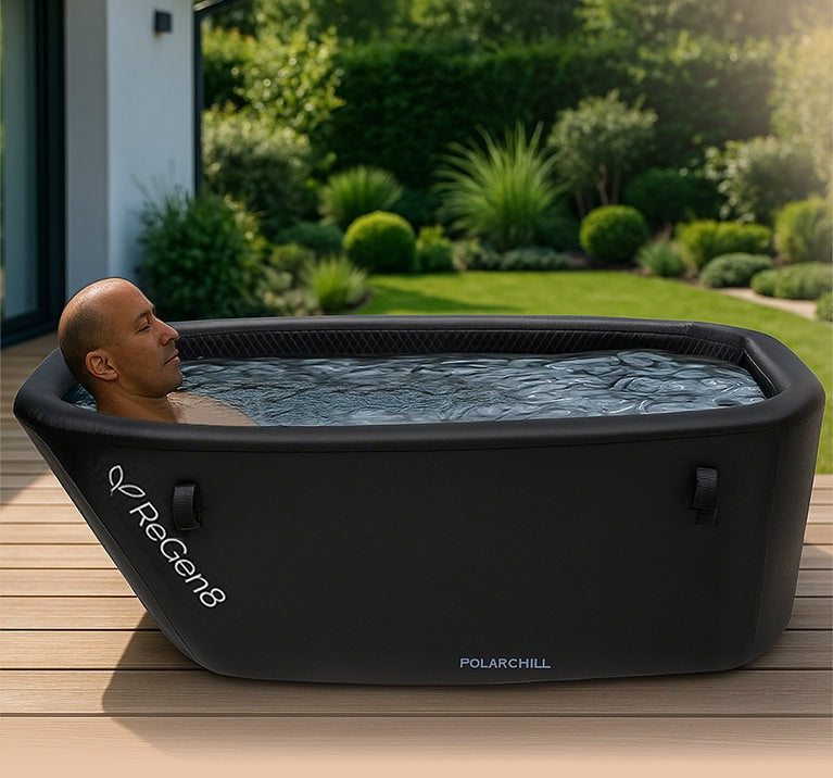 Regen8 PolarChill 470L Cold Plunge Ice Bath with T2 Ultra-Fast Chiller Unit (510W, 2°C)