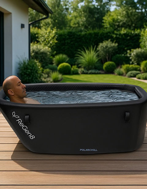 Regen8 PolarChill 470L Cold Plunge Ice Bath with T2 Ultra-Fast Chiller Unit (510W, 2°C)