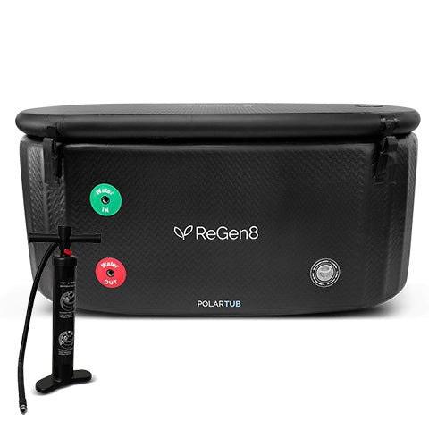 Regen8 PolarTub 505L Cold Plunge Ice Bath with T2 Ultra-Fast Chiller Unit (510W, 2°C)