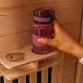 ReGen8 Quadro Corner - 4 Person 2640W Infrared Sauna (Natural)