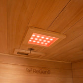 ReGen8 Quadro Corner - 4 Person 2640W Infrared Sauna (Natural)