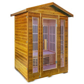 ReGen8 Trio Outdoor - 3 Person Infrared Sauna (Natural)