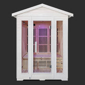 ReGen8 Trio Outdoor - 3 Person Infrared Sauna (Natural)