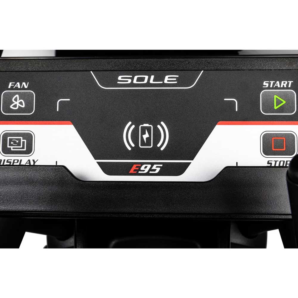 sole e95 cross trainer console phone charger
