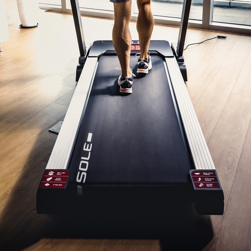 Sole f85 treadmill with cushion flex whisper deck