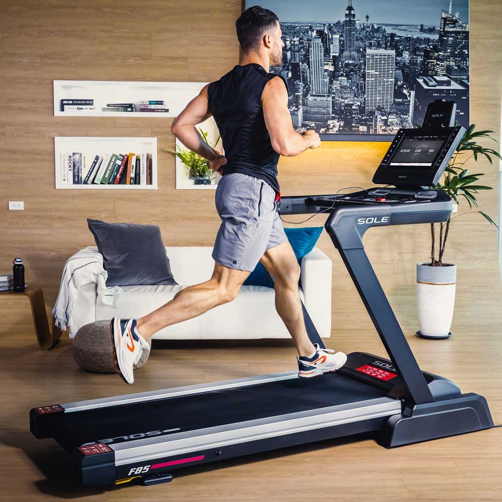 Sole f85 treadmill main view