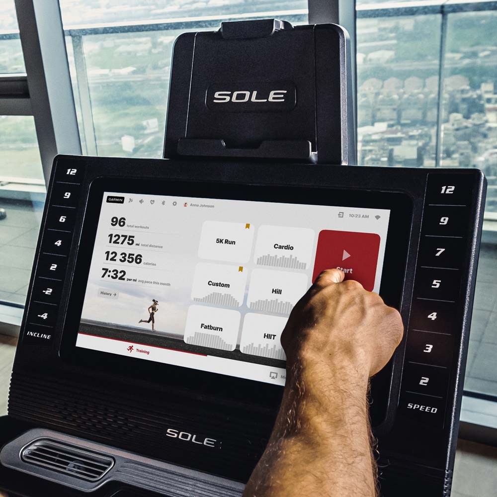 sole f85 treadmill console apps