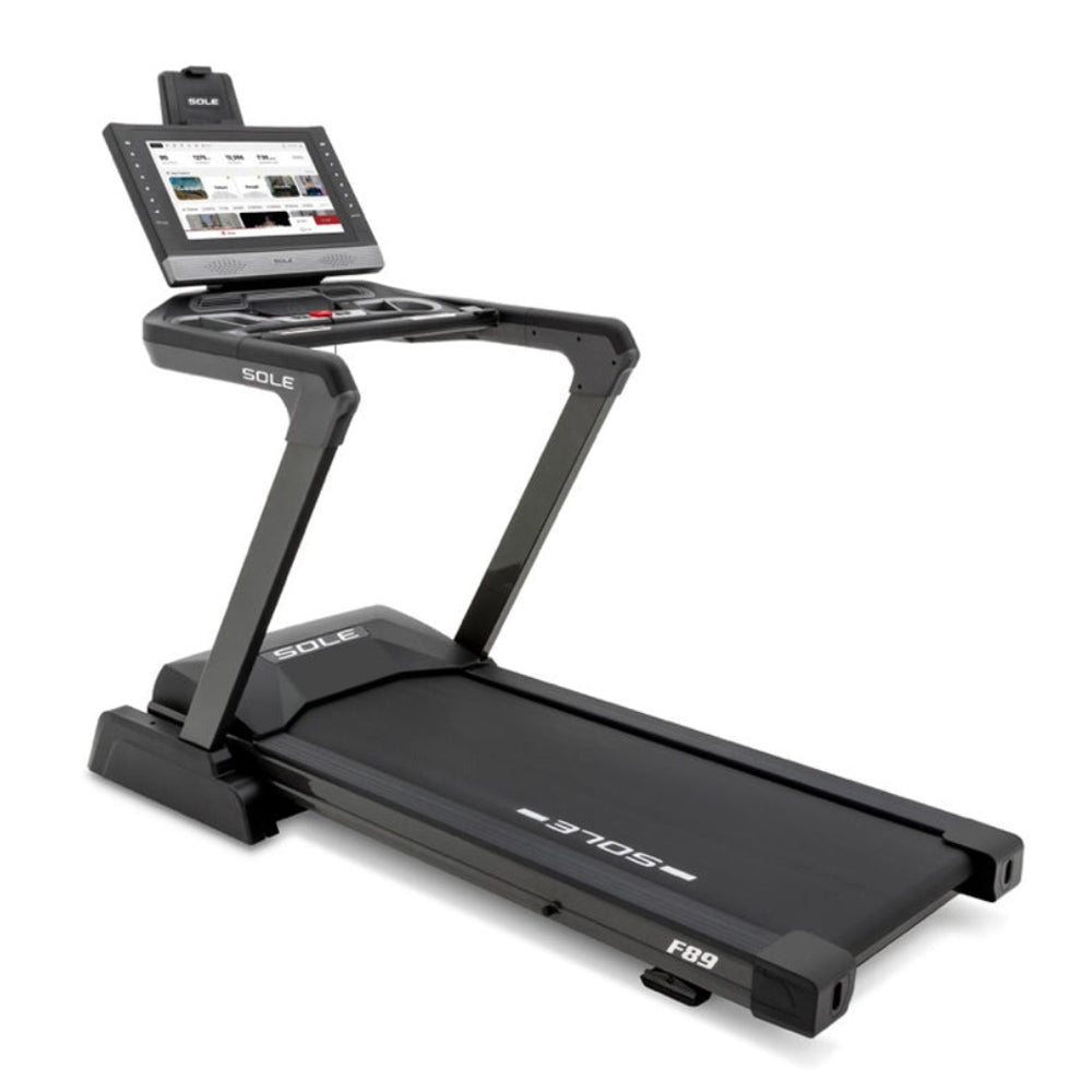 sole f89 treadmill left side angle