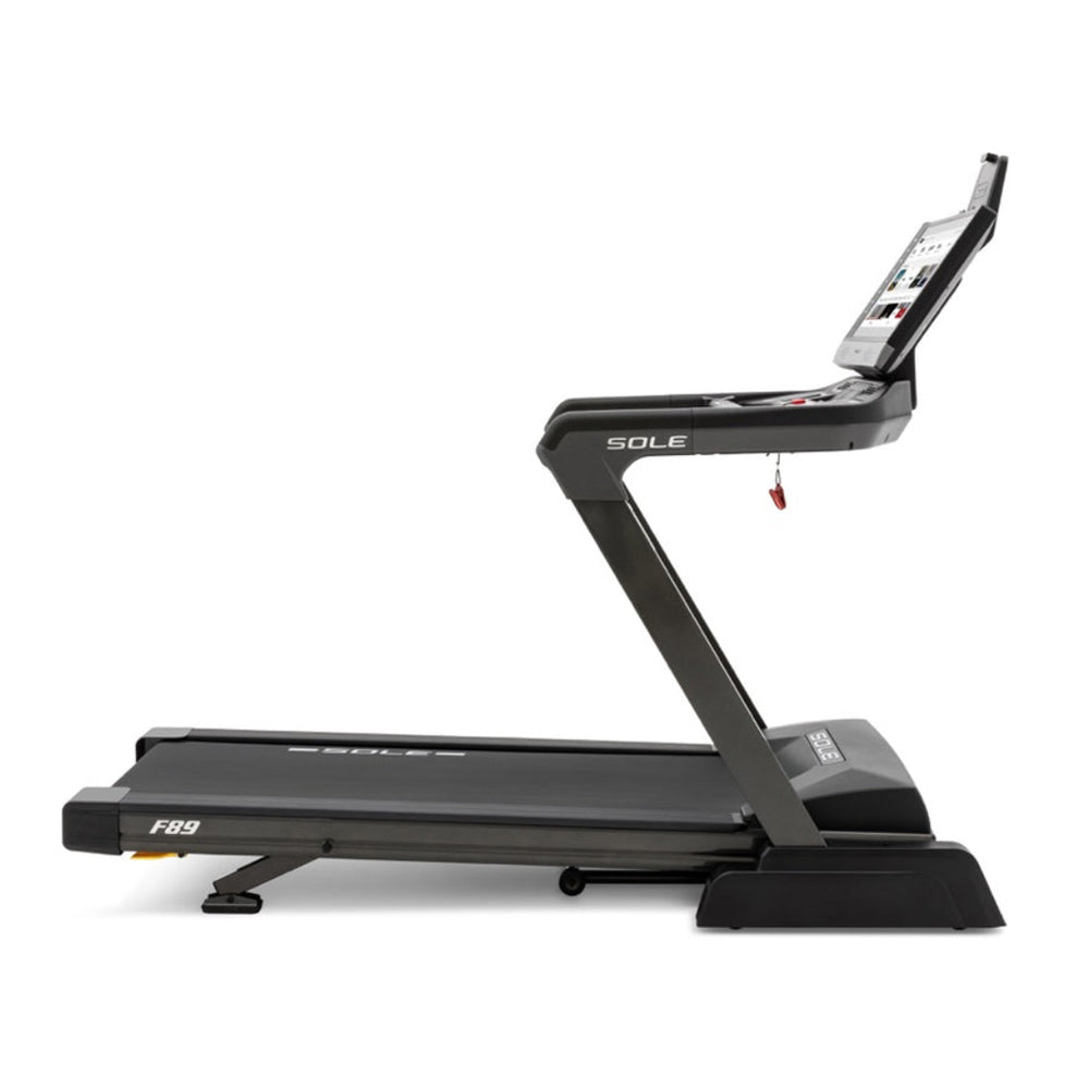 sole f89 treadmill right side decline