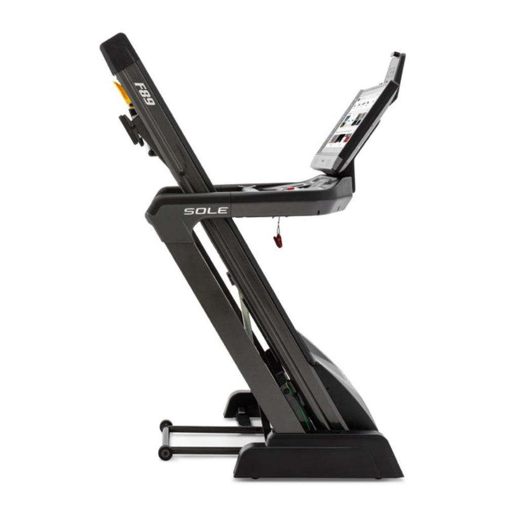 sole f89 treadmill right side folded