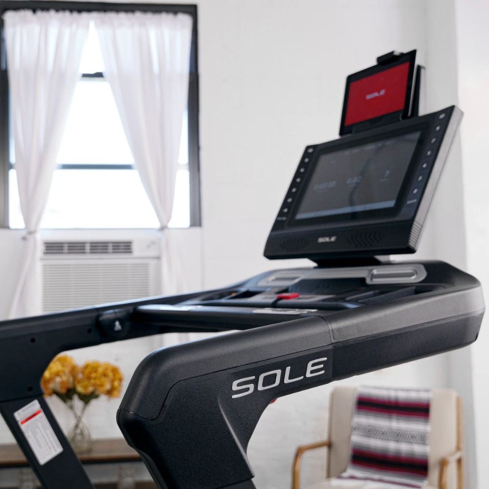 Sole TT8 Treadmill looking at front from rear