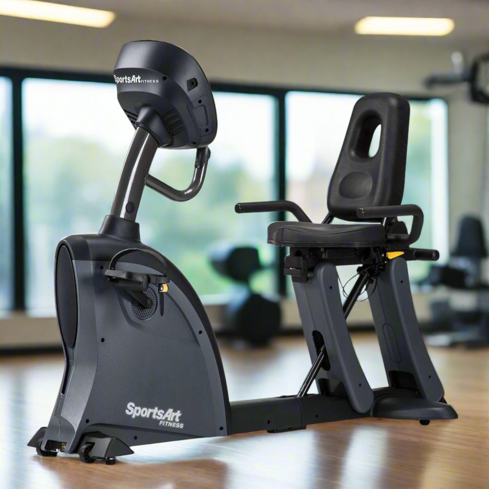 Side View of SportsArt C535R Recumbent Exercise Bike