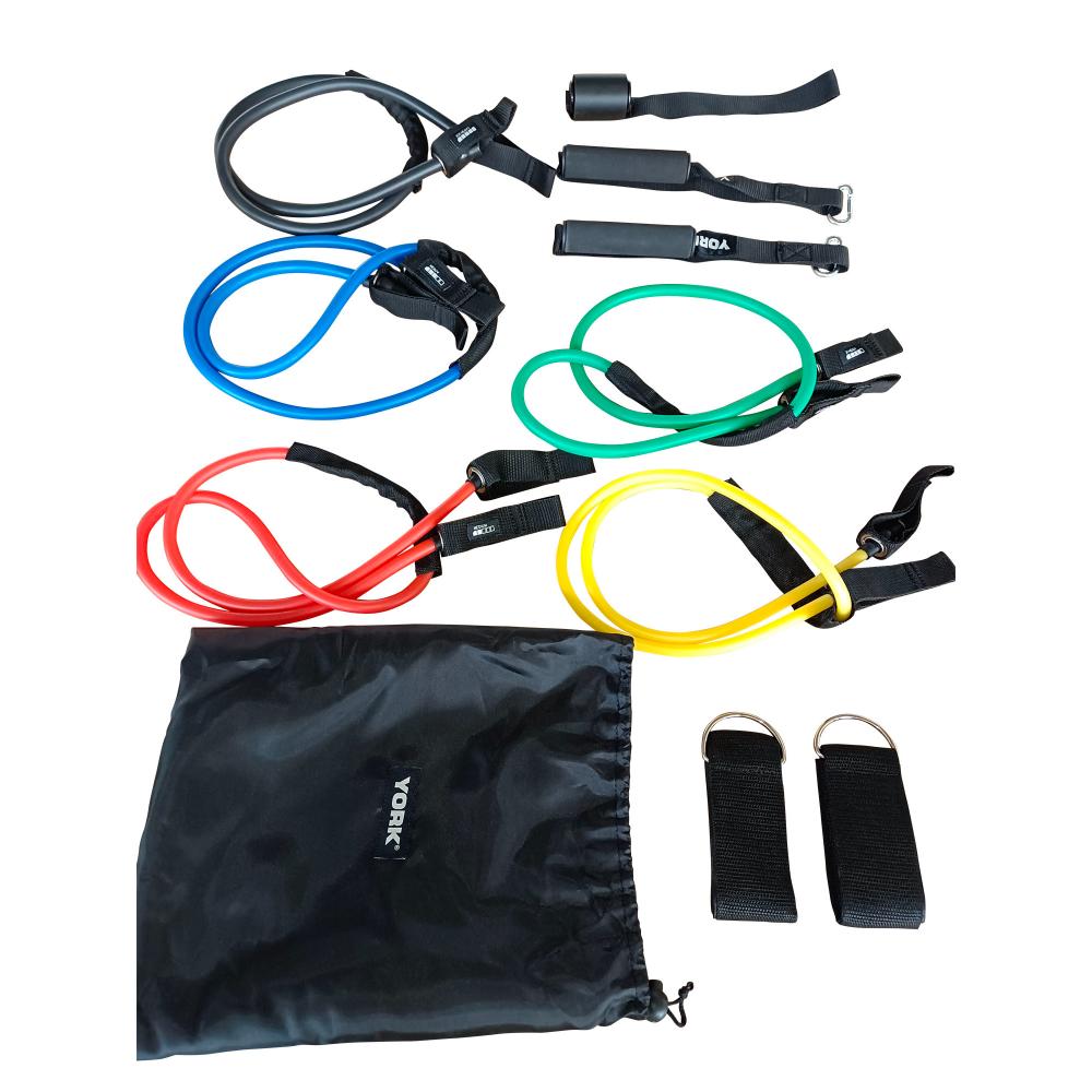 York 11pc Resistance Band Set