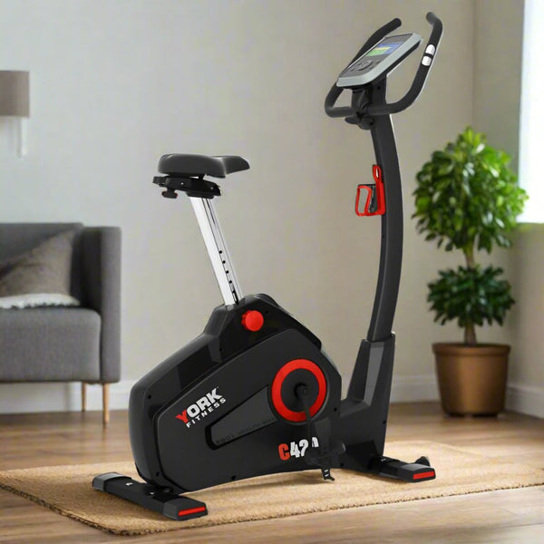 York C420 Exercise Bike Right Side View