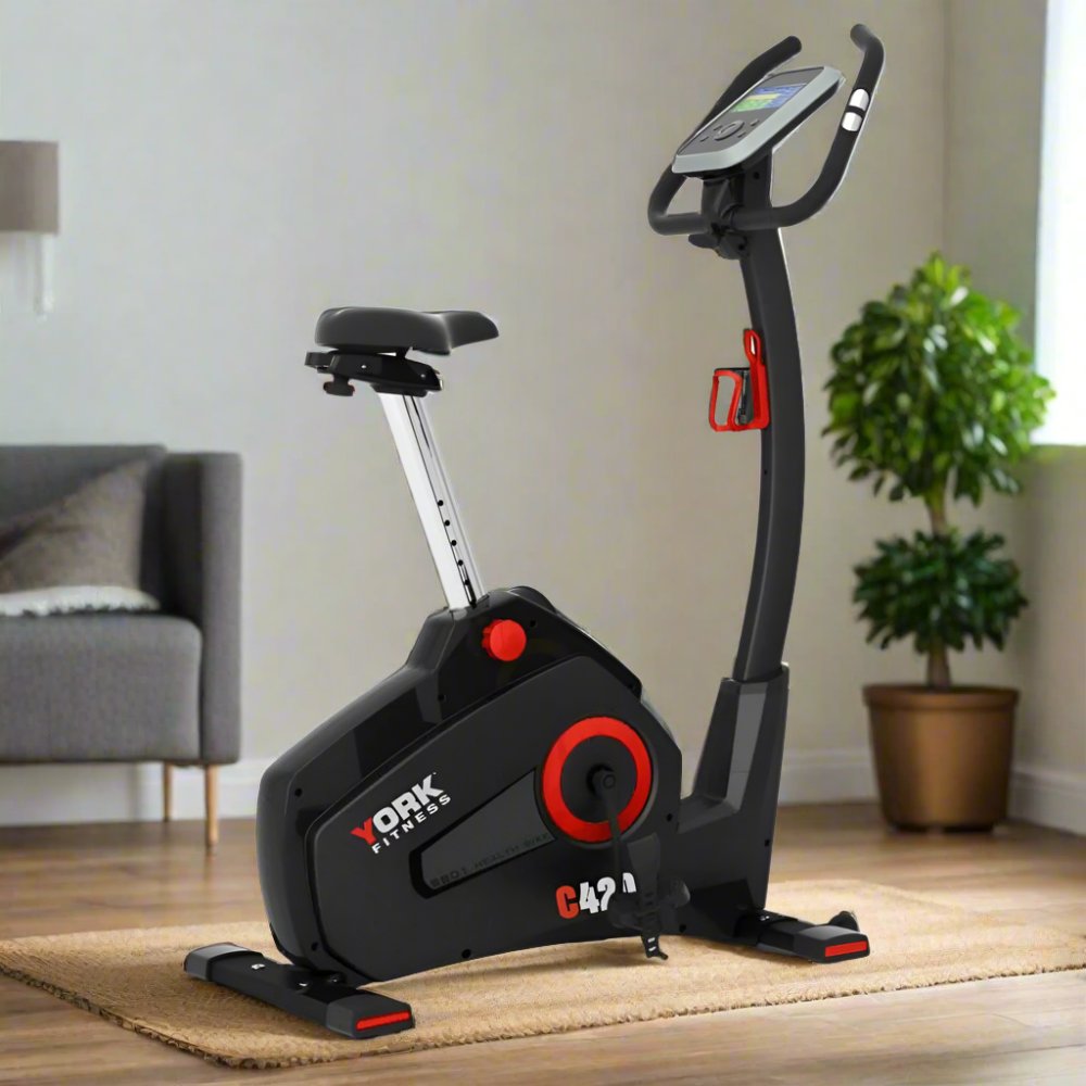 York C420 Exercise Bike Right Side View