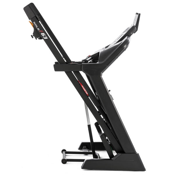 Sole F65 treadmill folding mechanism