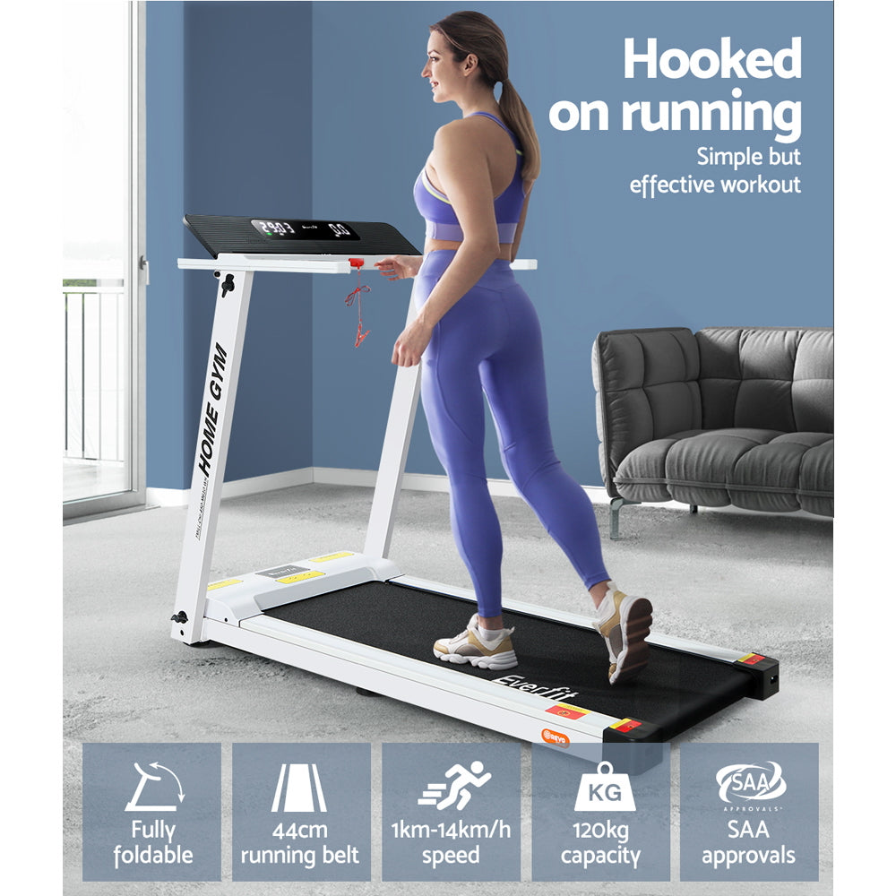 Everfit CHI450 M6 Folding Treadmill (White)