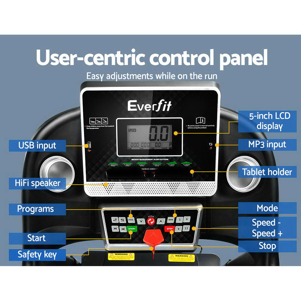 Everfit Titan 42 Treadmill Control Panel