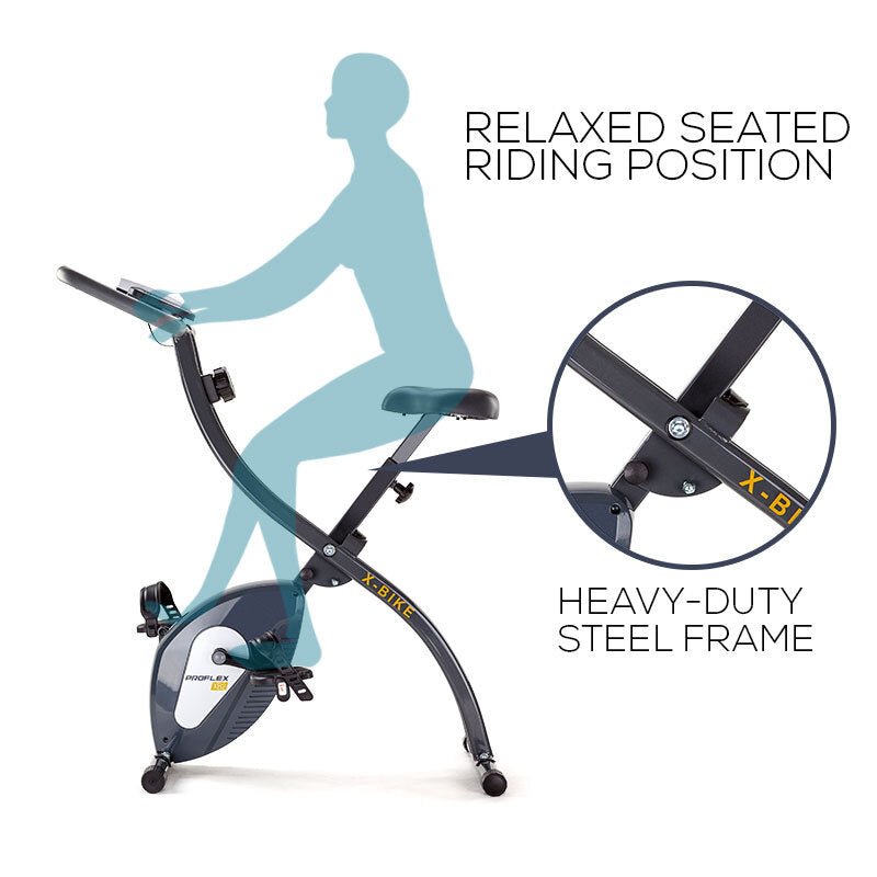 PROFLEX Folding Magnetic Exercise Bike