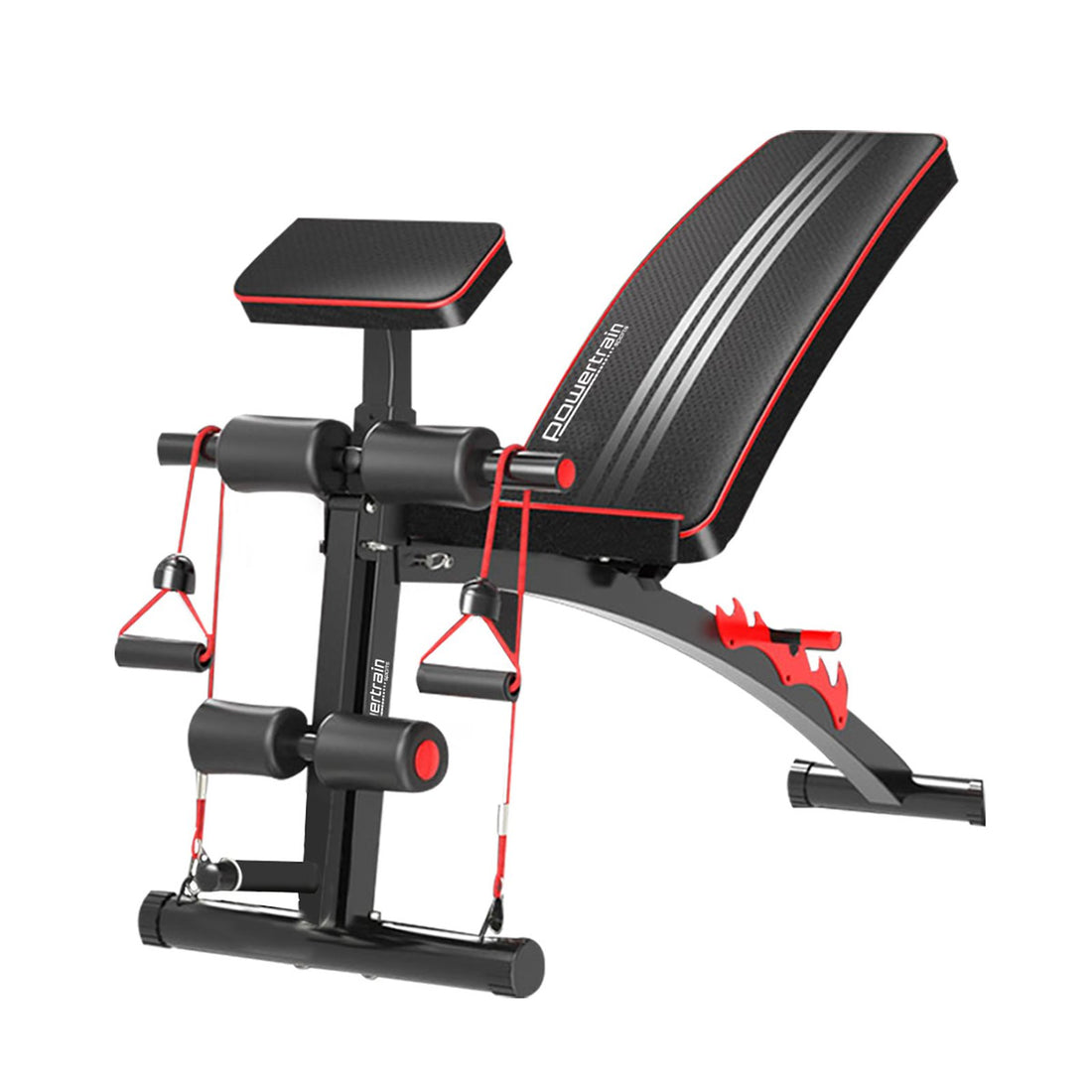Powertrain WBD-208 Adjustable FID Bench with Preacher Curl Pad