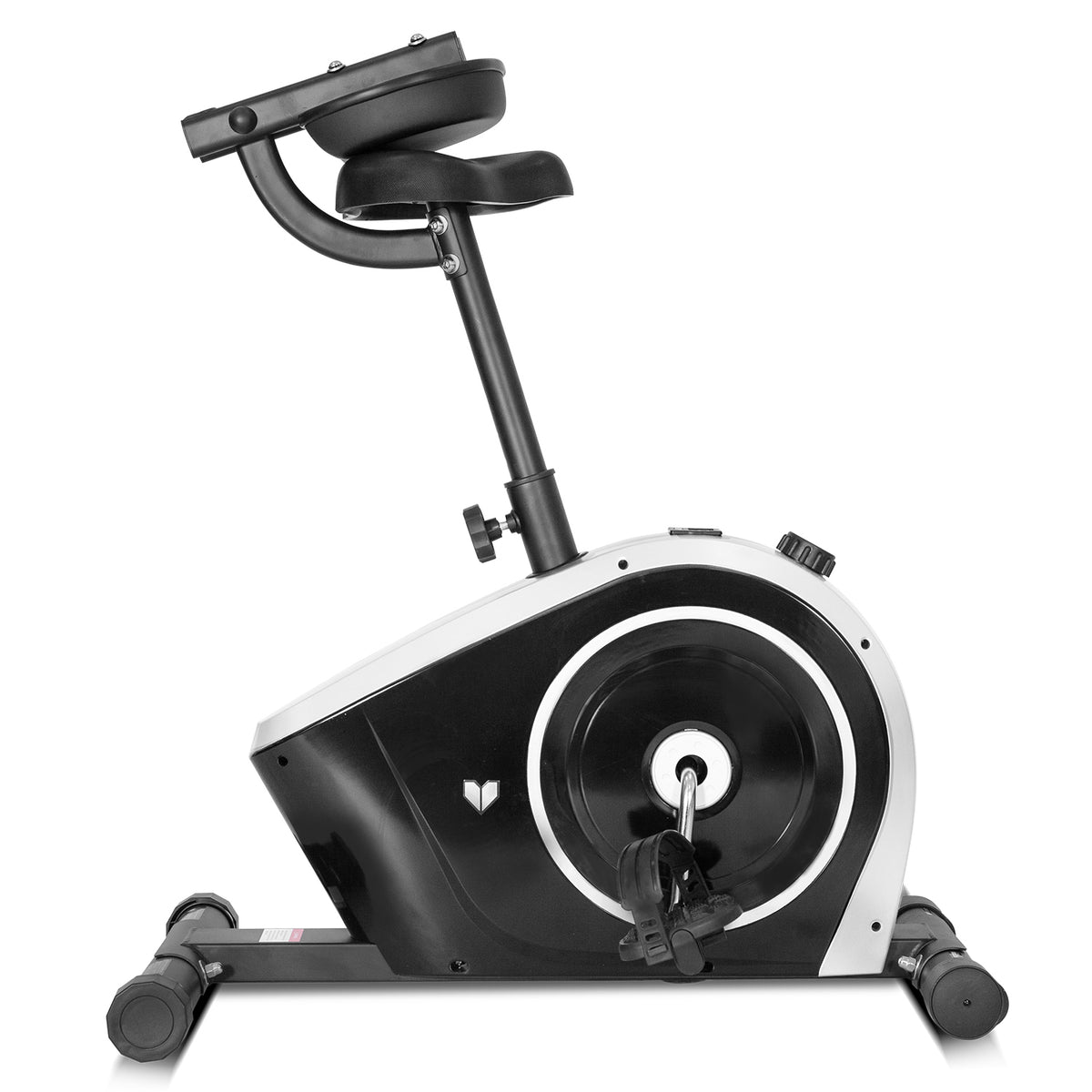 Lifespan Fitness Cyclestation 3 Exercise Bike with ErgoDesk Automatic Standing Desk 150cm in White/Black