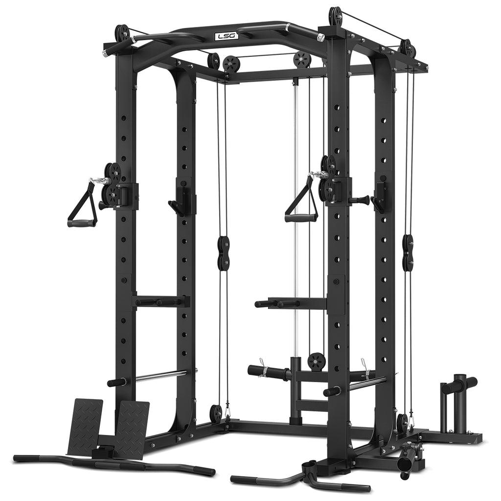LSG GRK100 Multi Function Power Rack with Adjustable Cable Pulleys