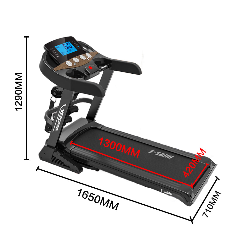 JMQ FITNESS G4208 Treadmill - Black