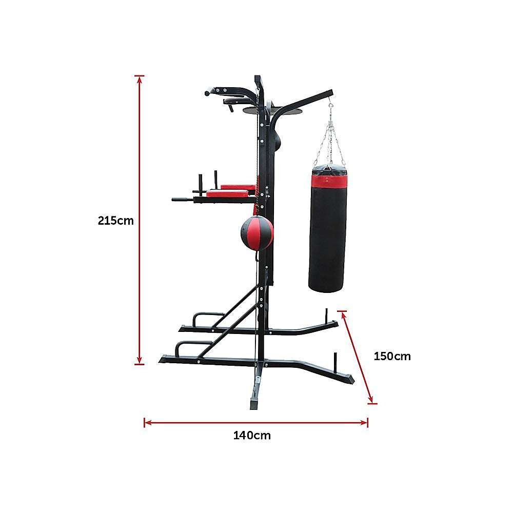 RTM Power Tower with 3-In-1 Boxing Station