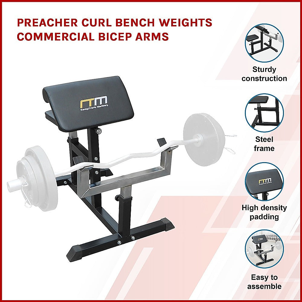 RTM Seated Preacher Curl Bench