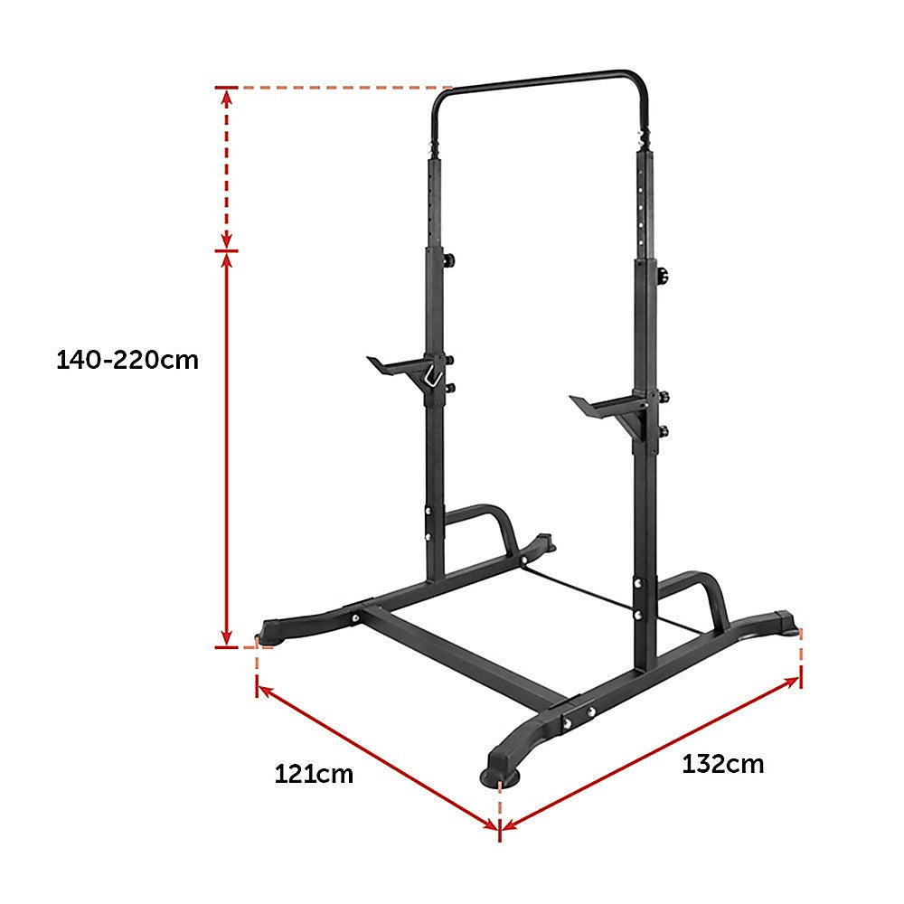 RTM Adjustable Squat Rack/Pull Up Bar