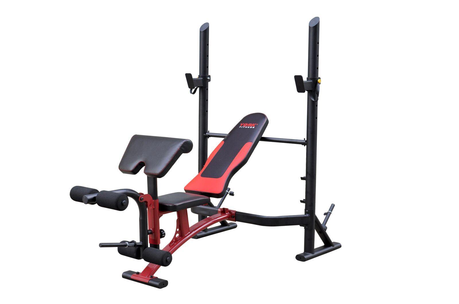 York fitness bench press hot sale