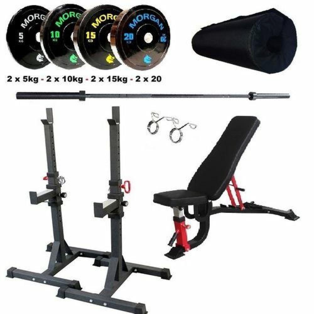 Morgan Commercial Grade Squat - Bench & Workout Pack