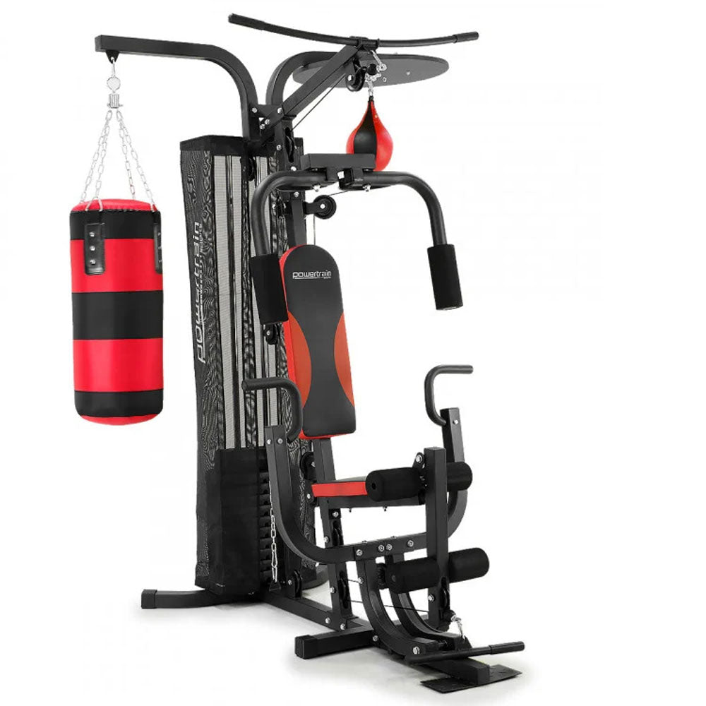 PowerTrain Home Gym with Boxing Station - Cardio Online