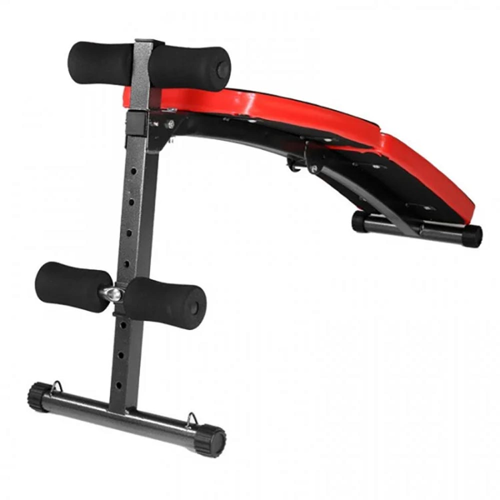 PowerTrain Incline Sit Up Bench with Resistance Bands - Cardio Online