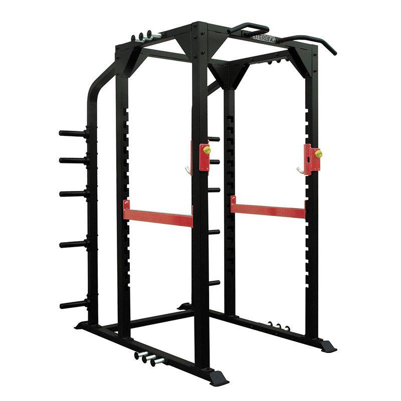 Healthstream Sterling Strength Power Rack with J Hooks - {{product vendor }} - Cardio Online